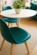Cadeira Synk Basic - Verde-azulado