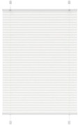 Branco Plissada Cega 85x100 cm Largura Tecido 84,4 cm Poliéster