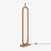 Base De Luminária De Chão ↑140cm Em Madeira De Manga Tiberia Madeira De Manga - Sklum