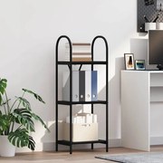 vidaXL Estante Carvalho Preto 40 x 30 x 109 cm Madeira processada