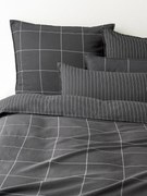 Capa de edredão reversível em flanela de algodão Noelle