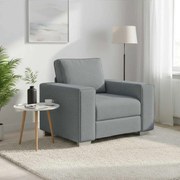 vidaXL Sofá Cinzento-claro 100 x 80 x 82 cm tecido