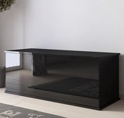 Baú / Arca de Armazenamento NORTE - 100x40x40 cm - Preto Brilhante - D