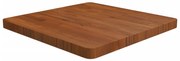 vidaXL Tampo mesa quadrado 60x60x4 cm carvalho tratado castanho-escuro