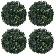 vidaXL Bolas de buxos artificiais 4 pcs 12 cm