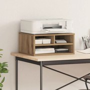 vidaXL Suporte para Impressora Carvalho Artesanal 49 x 40 x 22.5 cm