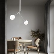 Candeeiro de Teto Cambaz – Cromado – 100 x 15 cm