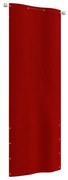 Tela de varanda 80x240 cm tecido oxford vermelho