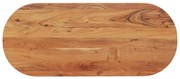 vidaXL Tampo de mesa oval 100x40x2,5 cm madeira de acácia maciça