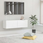 Móvel de TV 100x30x30 cm derivados de madeira branco