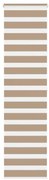 vidaXL Cortina de zebra 55x200 cm largura do tecido 50,9 cm poliéster
