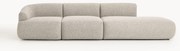 Chaise longue modular XL em bouclé Sofia