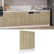 vidaXL Painel máquina lavar louça “Lyon” 59,5x3x67 cm carvalho