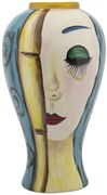 VASO DE CERÂMICA ART FACE CM Ø 28X50