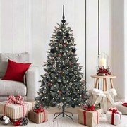 vidaXL Árvore de Natal Artificial Verde 150 cm PVC, Plástico e Aço