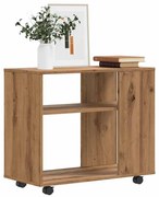 vidaXL Mesa de apoio 70x35x55 cm derivados madeira carvalho artisiano
