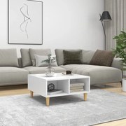 vidaXL Mesa de centro 60x60x30 cm contraplacado branco