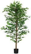 Planta Figueira Artificial com Tronco Realista 180 cm Planta Artificia