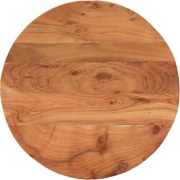 vidaXL Tampo de mesa redondo Ø50x2,5 cm madeira de acácia maciça