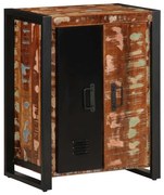 vidaXL Aparador multicor 55x35x70 cm madeira maciça recuperada