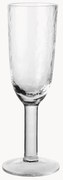 Copos de champanhe artesanais Hammered, 4 uni.
