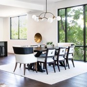 Chandelier Kromozom – Branco e Preto – 90 x 90 cm