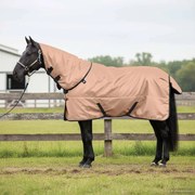 vidaXL Cobertor de Cavalo Cappuccino 75 cm Poliéster