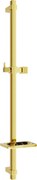Mexen DQ barra de duche com saboneteira 80 cm, dourada - 79381-50