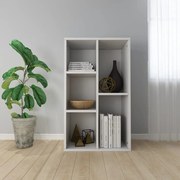 vidaXL Estante/aparador 50x25x80 cm derivados de madeira branco