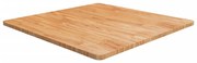 Tampo mesa quadrado 90x90x2,5cm carvalho tratado castanho-claro