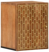 vidaXL Armário de parede p/ casa de banho 38x33x48 cm mangueira maciça