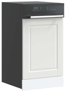 vidaXL Painel máquina lavar louça Porto branco 45x1,5x67 cm
