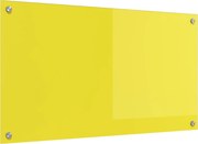 vidaXL Proteção de Cozinha Amarelo 90 x 50 cm vidro temperado