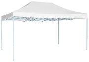 vidaXL Tenda para festas dobrável 3x4,5 m branco