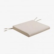 Almofada 43x40 Cm Para Cadeira Em Tecido Nelida Gardénia Branco - Sklum