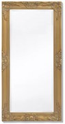 vidaXL Espelho de parede em estilo barroco, 100x50 cm, dourado