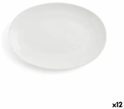 Recipiente de Cozinha Ariane Vital Coupe Oval Cerâmica Branco (ø 26 cm) (12 Unidades)