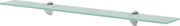 vidaXL Prateleira flutuante vidro 80x10 cm 8 mm