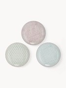 Prato de jantar pintado à mão Patrizia, conjunto de 3