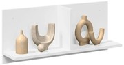 Armário de parede 70x16,5x30 cm derivados de madeira branco