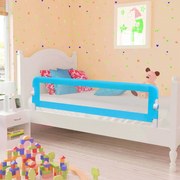 vidaXL Barra de segurança p/ cama infantil 120x42cm poliéster azul
