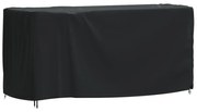 vidaXL Capa p/ mobiliário jardim 180x70x90 cm impermeável 420D preto