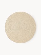 Tapete redondo de juta artesanal Sharmila