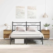 vidaXL Armário de Cabeceira 2 pcs Carvalho Artesanal 40 x 35 x 50 cm