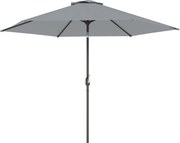 Outsunny Guarda-sol de Jardim Guarda-sol Exterior Inclinável 3x3 m Cinza | Aosom Portugal