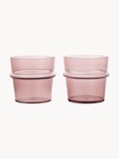 Mouth-Blown Tumblers Boya, Set of 2