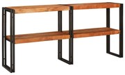 vidaXL Mesa de Console 160x33x75 cm Acácia Bruta Maciça