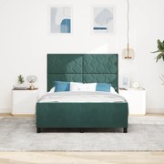Cama vidaXL Verde Escuro 160x200 cm Veludo