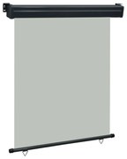 vidaXL Toldo lateral para varanda 145x250 cm cinzento