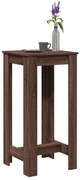 vidaXL Mesa de bar 51x50x103,5 cm derivados madeira carvalho castanho